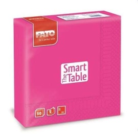 FATO Szalvéta Fuxia 33*33cm 2rt.50db/csomag, 24csomag/karton