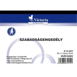 Szabadságengedély  50×2 lap B.18-49/V