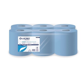 Lucart Strong L-ONE MAXI BLUE 450 kéztörlő 6tekercs/karton