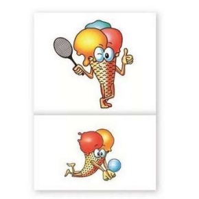 Szalvéta Bar és fagyiszalvéta 17x17 cm 2000 lap (8 különböző színes nyomattal, vegyesen)