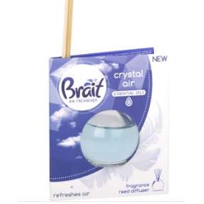 Brait légfrissítő folyadék pálcikás, 40 ml, crystal air