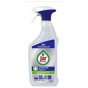 Zsíroldó és fertőtlenítő spray, 2in1, 750 ml, JAR "Professional"