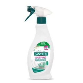 Fertőtlenítő- és szagtalanító spray, 500 ml, SANYTOL, textíliákhoz