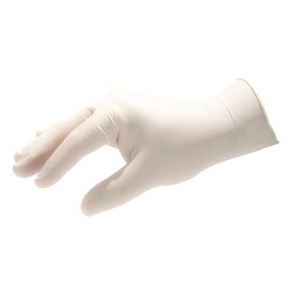 Latex kesztyű púdermentes Hycare 100db fehér"S"