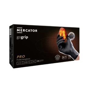 Gogrip nitril kesztyű vastag fekete 50 db/doboz "M"