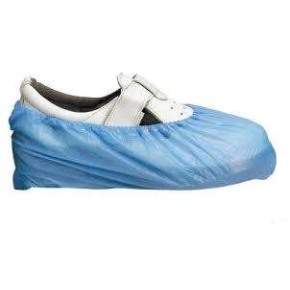 Cipővédő kék nylon 100db/cs