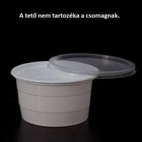 Eldobható mélytányér műanyag 50db/csomag 750ml 11cs/#