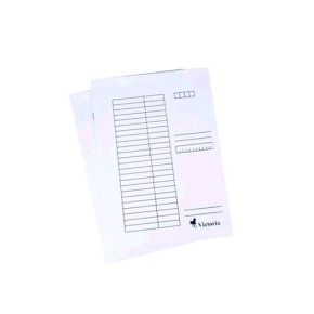 Pólyás dosszié, karton, A4, VICTORIA, fehér