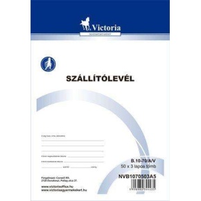 Szállítólevél A5  50×3 B.10-70/A/V