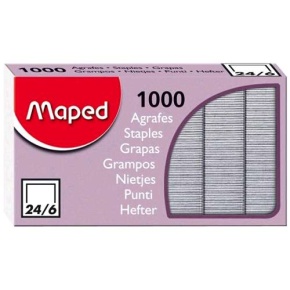 Tűzőkapocs 24/6 Maped 1000 darab/doboz