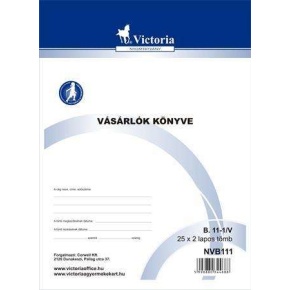 Vásárlók könyve  B.11-1/V