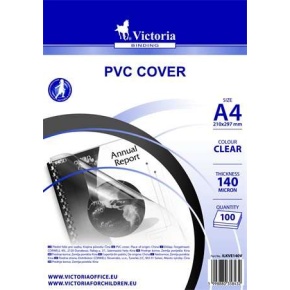 Előlap A4  140 mikron Víztiszta Victoria