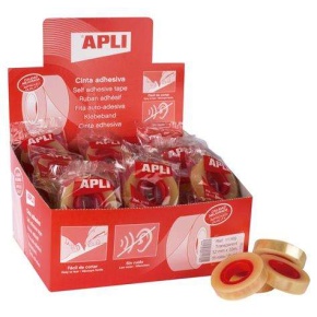 Ragasztószalag 12mmx33m Apli átlátszó "Transparent"