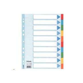 Elválasztó lap A4 Esselte 10 részes