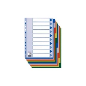 Regiszter, műanyag, A4, 10 részes, ESSELTE