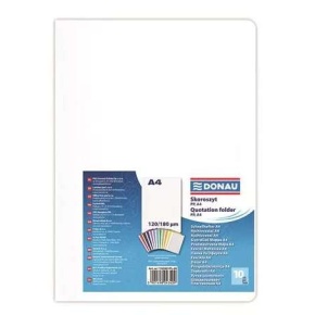 Gyorsfűző, PP, A4, DONAU, fehér