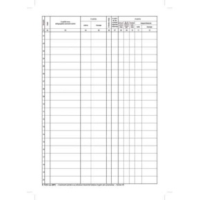 Beérkező számla nyilvántartó, 50 lap, A4, VICTORIA, "B.15-30"