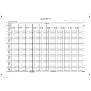 Jelenléti ív A+ Victoria C.60-3