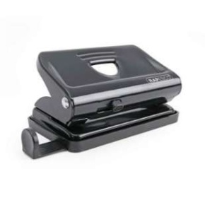 Lyukasztó, kétlyukú, 12 lap, fém, RAPESCO "810", fekete