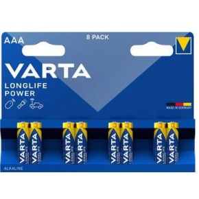 Elem, AAA mikro, 8 db, VARTA "Longlife Power"