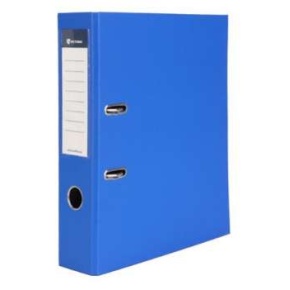 Iratrendező, 75 mm, A4, PP/karton, VICTORIA OFFICE, "Basic", királykék