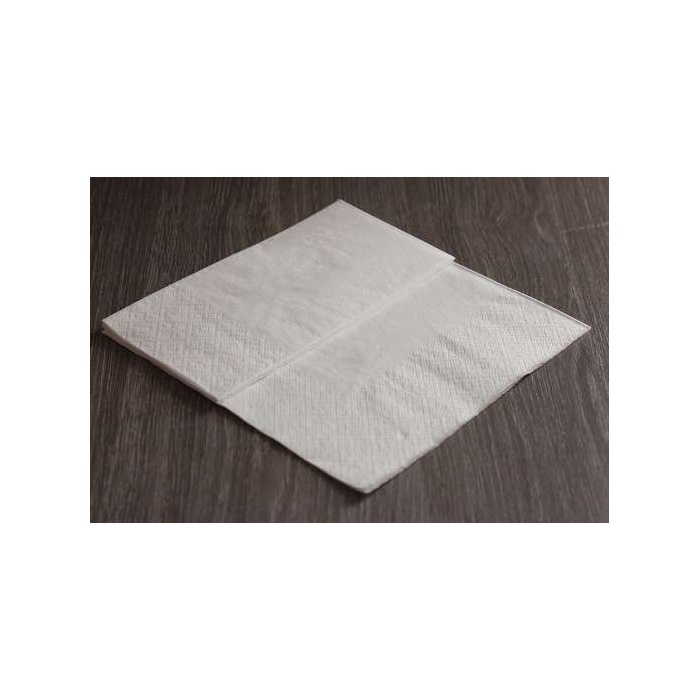 Fols szalvéta 1 rtg. fehér 1/4-es, 100 db/csomag, 9 csomag/ karton