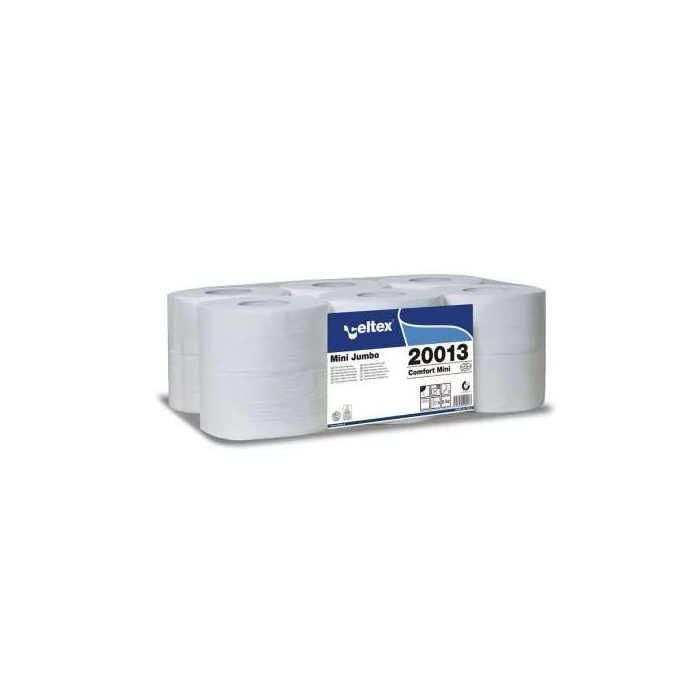Celtex Mini toalettpapír 2 réteg, cellulóz, 130m, 9,2x18, 12 tekercs/zsugor