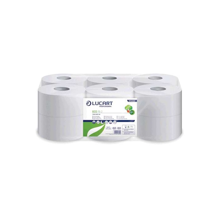 MINI Lucart Eco 19J Eü. 2rtg. Fehér 12 tekercs/karton