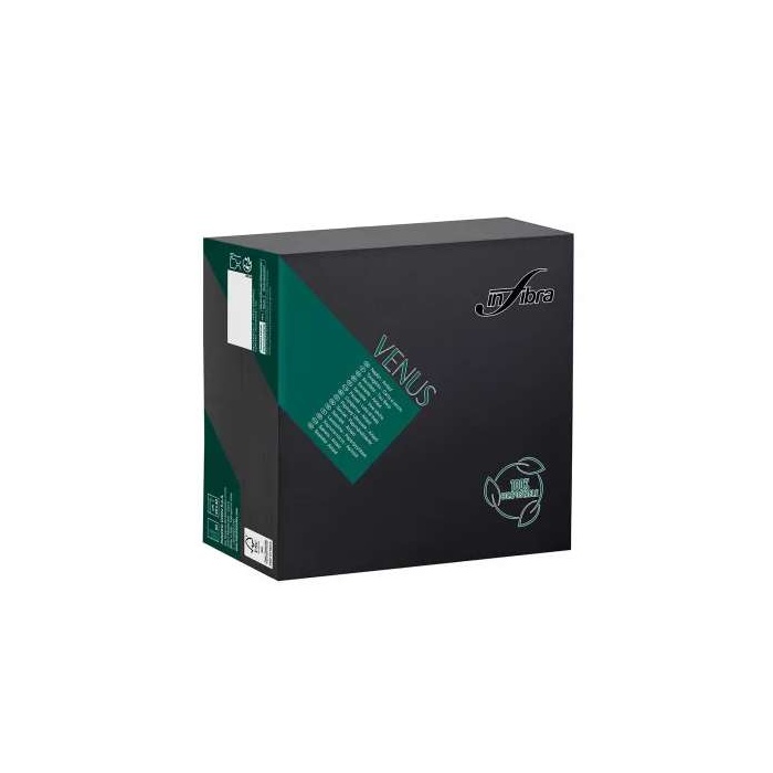 Infibra Venus airlaid szalvéta 40x40cm fekete 50lap/csomag