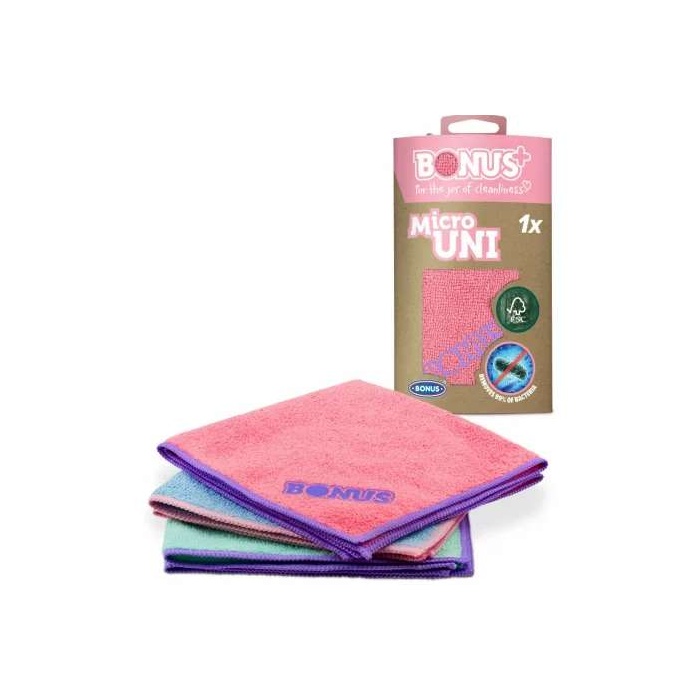 Bonus törlőkendő univerzális, mikroszálas, 35 x 35 cm-es