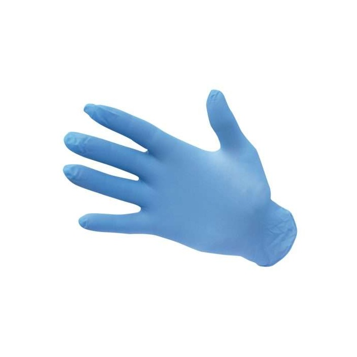 Maxter Nitril KÉK púdermentes 200 db-os vizsgálókesztyű "XL"