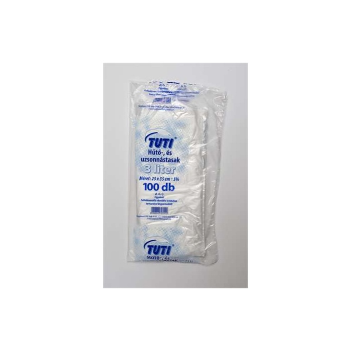 Hűtő-és uzsonnástasak, 3 l, "Tuti" (100 db/cs)