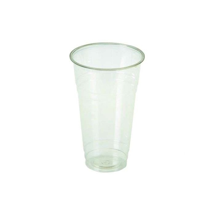 Lebomló PLA pohár 5dl, átlátszó, átmérő 96mm, 50db/cs