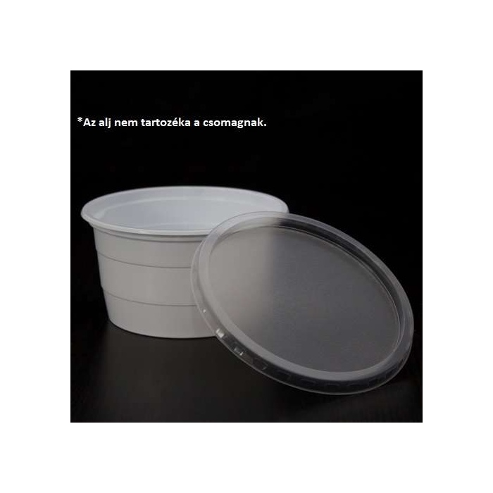 Eldobható mélytányérhoz tető 50db/csomag 11cs/#
