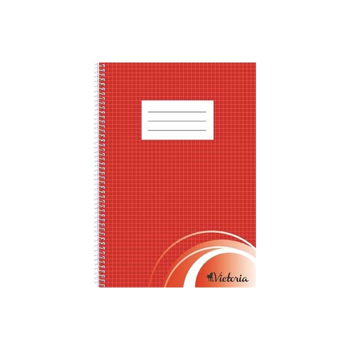 Füzet spirál Victoria kockás A4 70lap