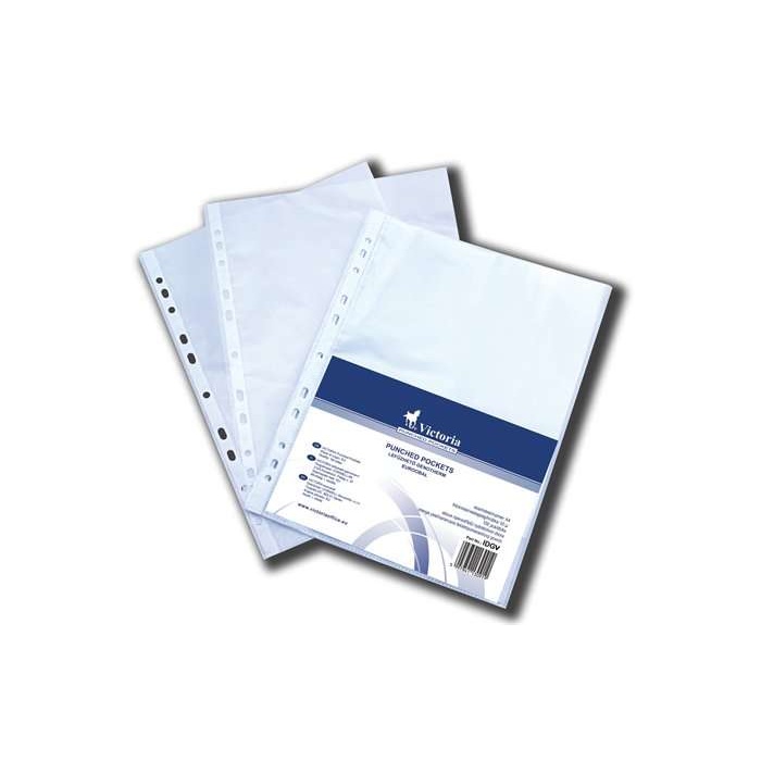 Genotherm A4 lefűzhető  víztiszta 50mikr. 100db/csomag Victoria