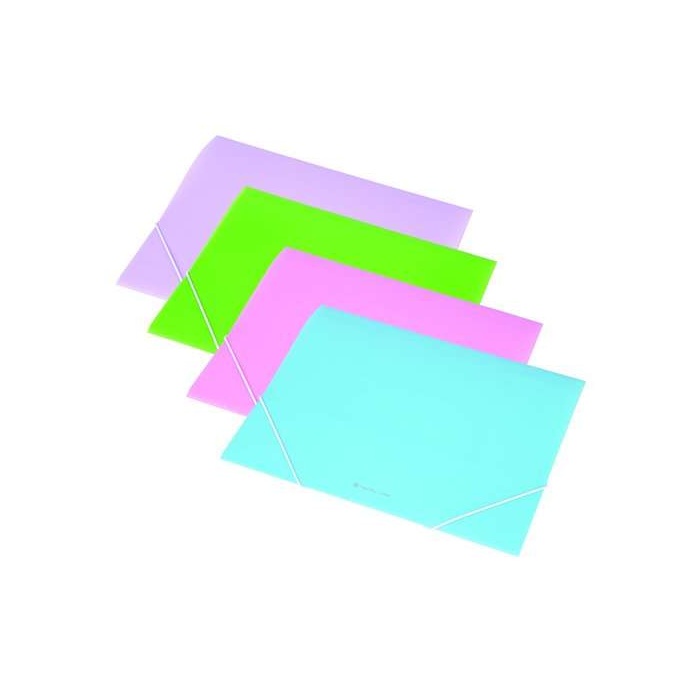 Gumis mappa PP Panta Plast A4 rózsaszín