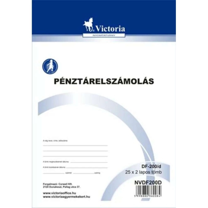 Pénztárelszámolás DF-200/D