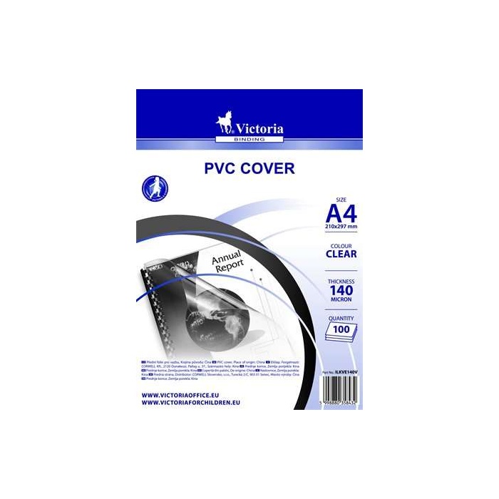 Előlap A4  140 mikron Víztiszta Victoria