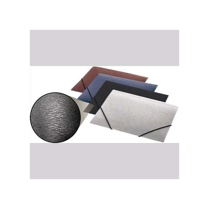 Gumis mappa, 15 mm, PP, A5, PANTA PLAST, "Simple" metál