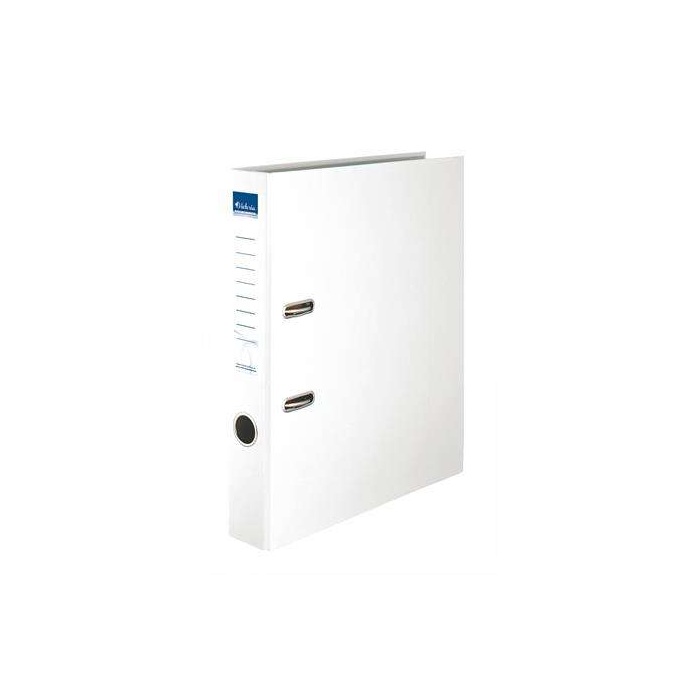 Emelőkaros Iratrendező, 50 mm, A4, PP/karton, VICTORIA, "Basic", fehér