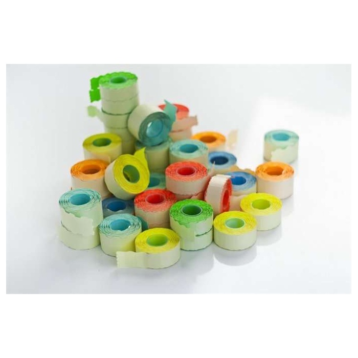 Árazószalag, 25x16 mm, "A", fehér (10 tek/csomag)