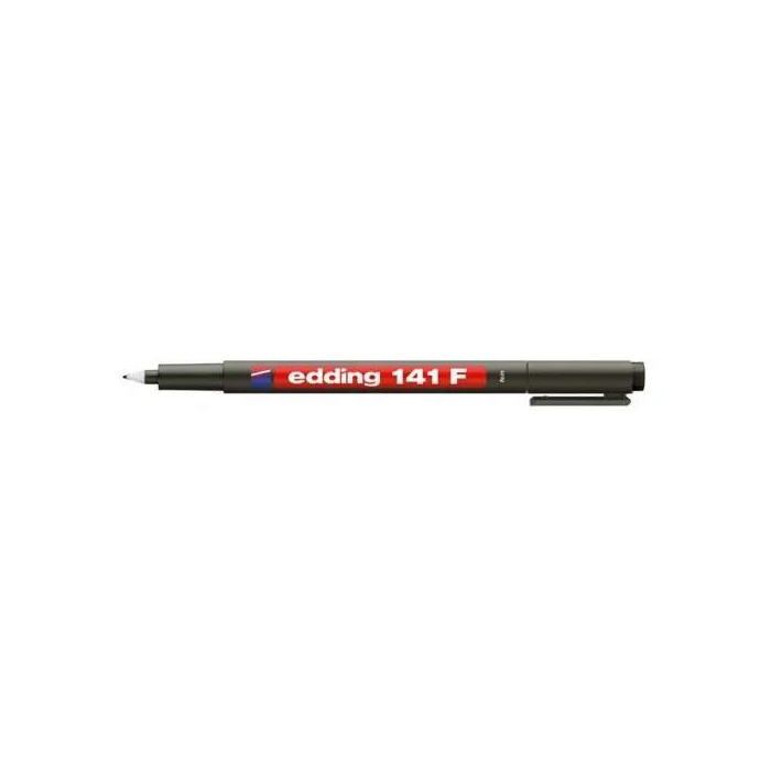 Alkoholos marker, OHP, 0,6 mm, EDDING "141 F", fekete
