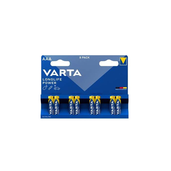 Elem, AAA mikro, 8 db, VARTA "Longlife Power"
